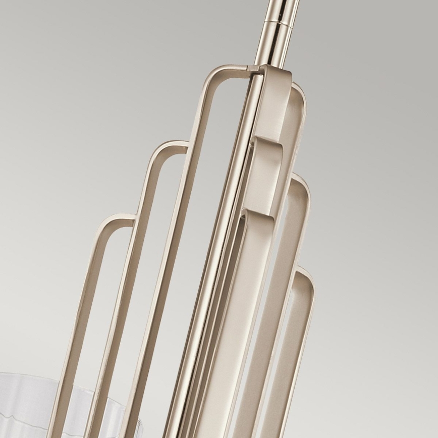 Quintiesse - Lustre em haste KIMROSE 3xE14/40W/230V Ø 45,9 cm cromado brilhante