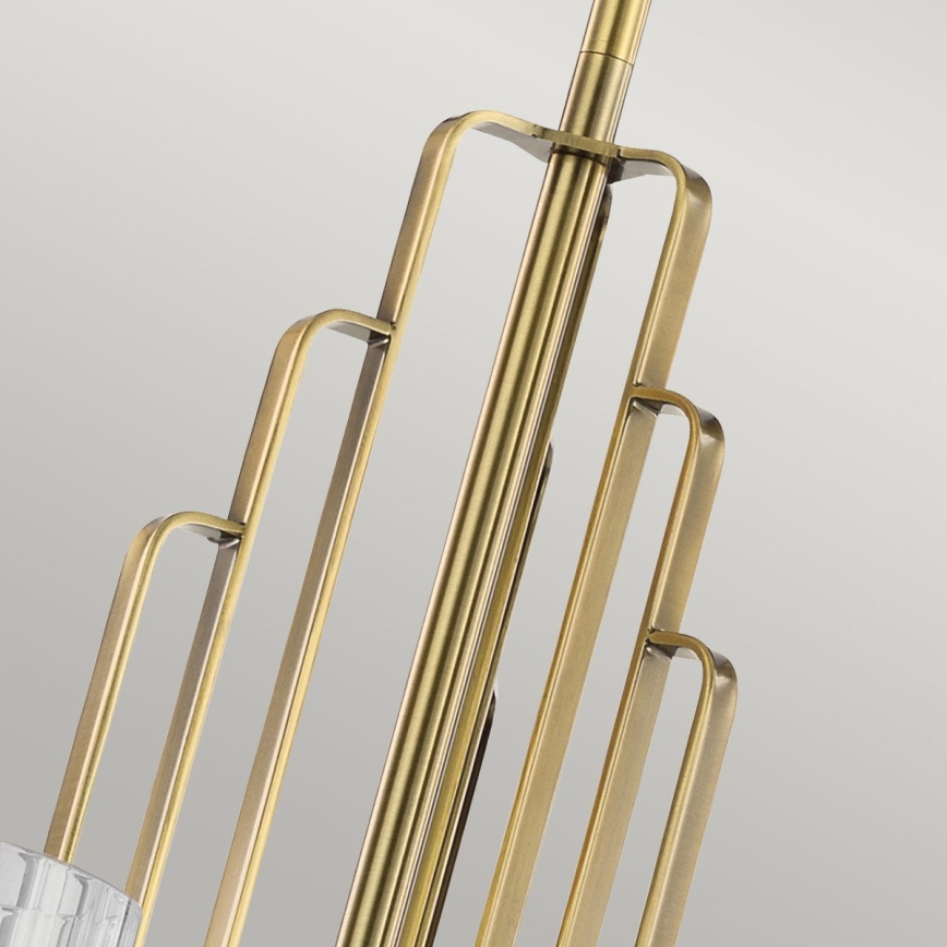 Quintiesse - Lustre de haste KIMROSE 6xE14/40W/230V Ø 68,6 cm dourado