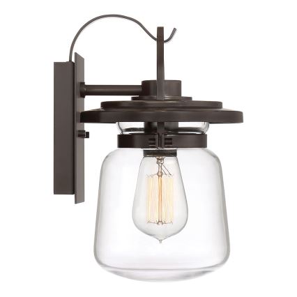 Quintiesse - Candeeiro de parede para exterior LASALLE S 1xE27/60W/230V IP44 bronze