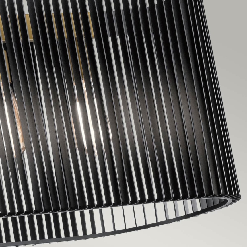 Quintiesse - Lustre de haste LINARA 5xE27/60W/230V preto/dourado