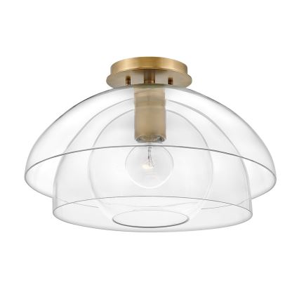 Quintiesse - Lustre com haste LOTUS 1xE27/60W/230V, Ø 40,7 cm, dourado