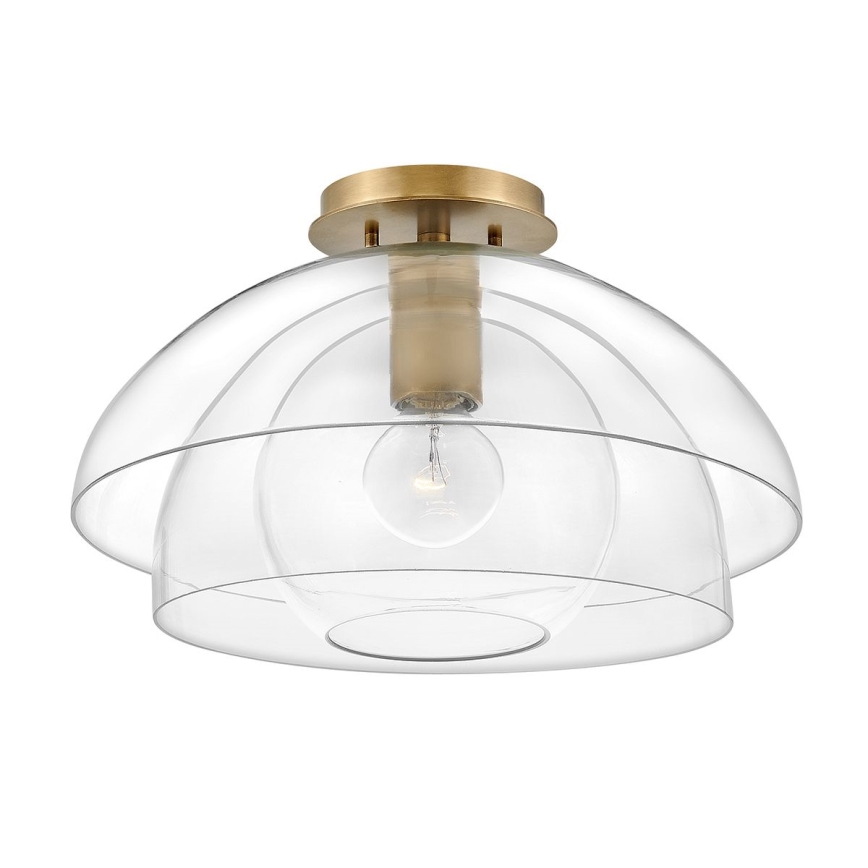 Quintiesse - Lustre com haste LOTUS 1xE27/60W/230V, Ø 40,7 cm, dourado
