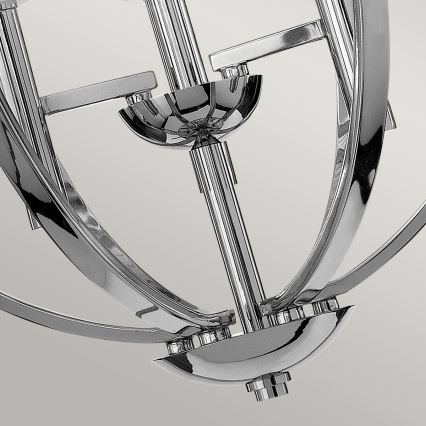 Quintiesse - Lustre LED suspenso por cabo MONDO 3xG9/3W/230V Ø 45,7 cm cromado brilhante