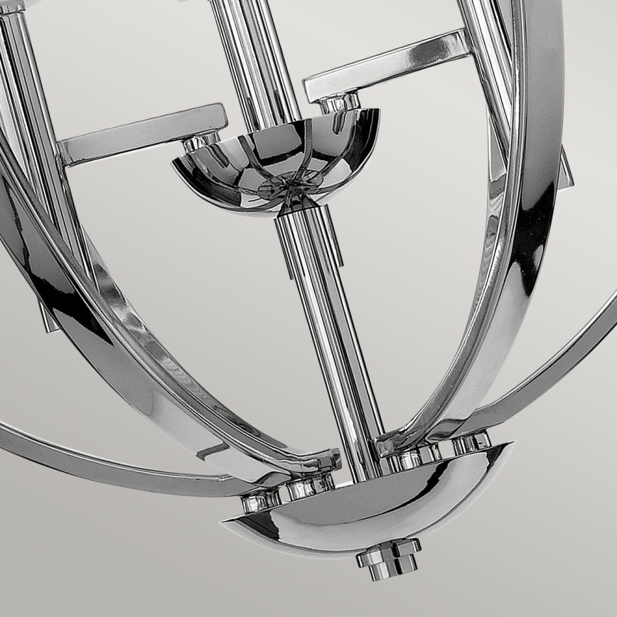 Quintiesse - Lustre LED suspenso por cabo MONDO 3xG9/3W/230V Ø 45,7 cm cromado brilhante