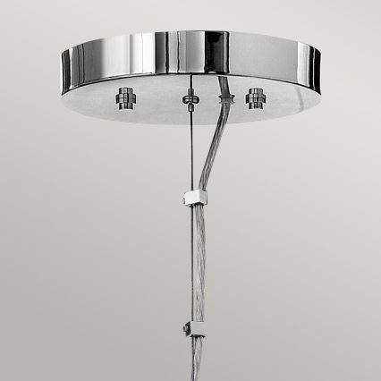 Quintiesse - Lustre LED suspenso por cabo MONDO 3xG9/3W/230V Ø 45,7 cm cromado brilhante