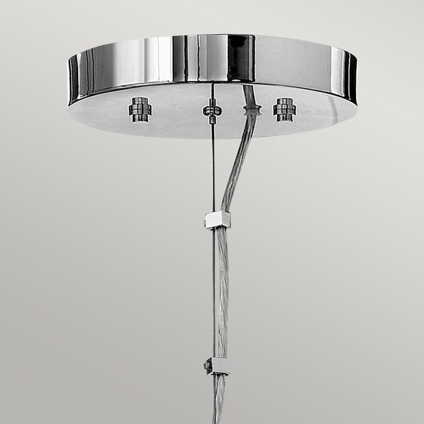 Quintiesse - Lustre LED suspenso por cabo MONDO 3xG9/3W/230V Ø 45,7 cm cromado brilhante