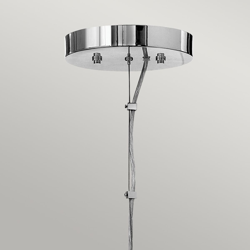 Quintiesse - Lustre LED suspenso em cabo MONDO 8xG9/3W/230V diâmetro 71,3 cm cromado brilhante