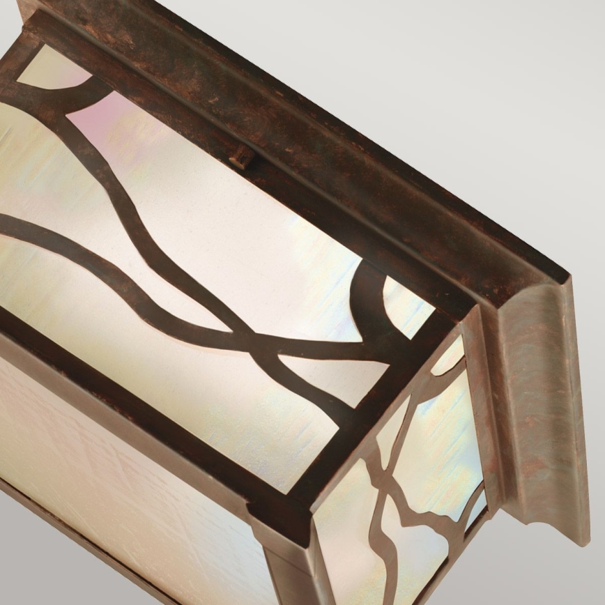 Quintiesse - Candeeiro de tecto exterior MORRIS 2xE27/60W/230V IP44 bronze