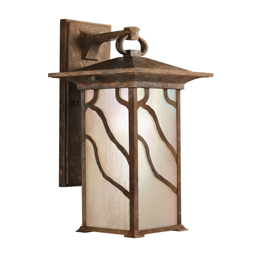 Quintiesse - Candeeiro de parede para exterior MORRIS L 1xE27/60W/230V IP44 bronze