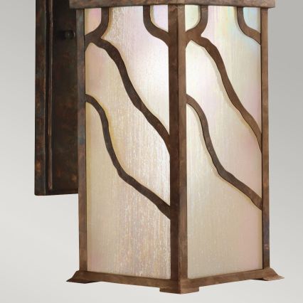 Quintiesse - Candeeiro de parede para exterior MORRIS L 1xE27/60W/230V IP44 bronze