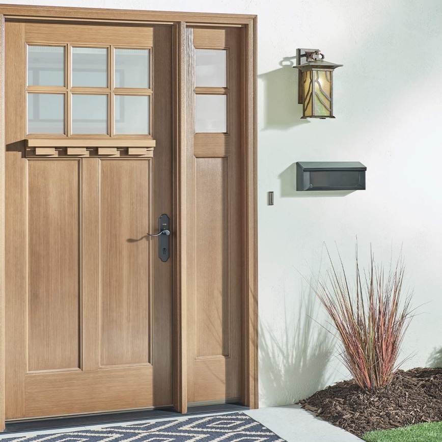 Quintiesse - Candeeiro de parede para exterior MORRIS L 1xE27/60W/230V IP44 bronze