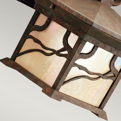 Quintiesse - Arandela de parede para exterior MORRIS M 1xE27/60W/230V IP44, acabamento em bronze