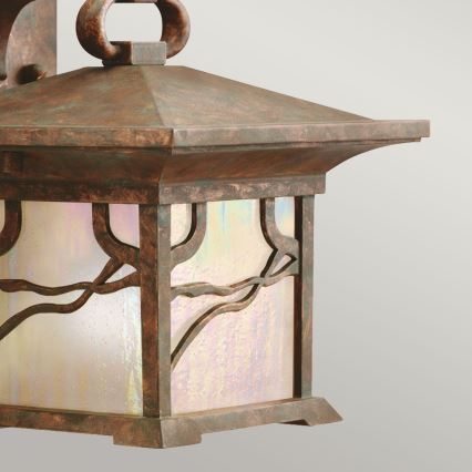 Quintiesse - Candeeiro de parede exterior MORRIS S 1xE27/60W/230V IP44 bronze