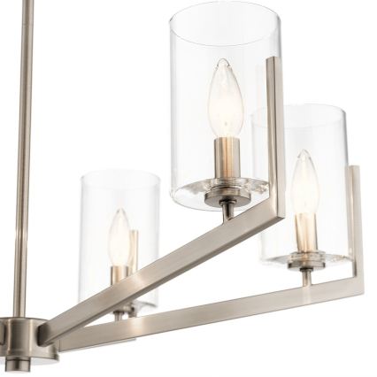 Quintiesse - Lustre em haste NYE 6xE14/40W/230V Ø 71,1 cm cromado mate