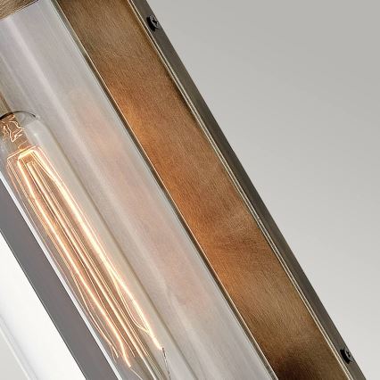 Quintiesse - Aplique de parede exterior PEARSON M 1xE27/60W/230V IP44 bronze