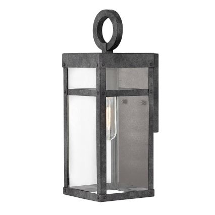 Quintiesse - Aplique de parede exterior PORTER S 1xE27/60W/230V IP44 preto