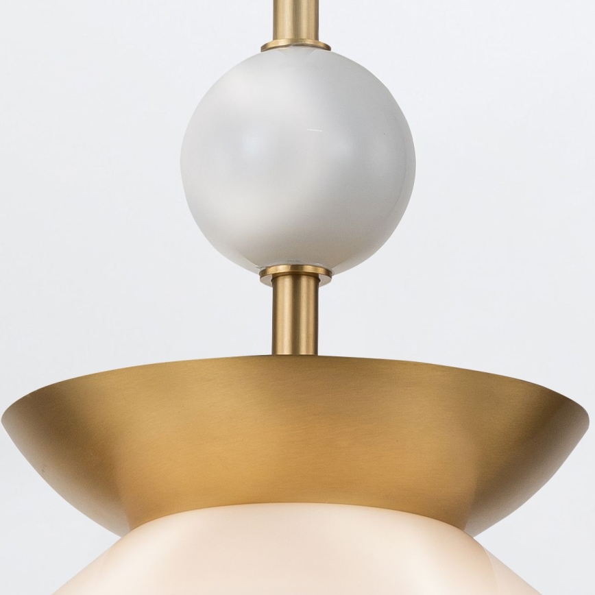 Quintiesse - Lustre de haste SAUCER M 1xE27/40W/230V, Ø 36,6 cm, dourado
