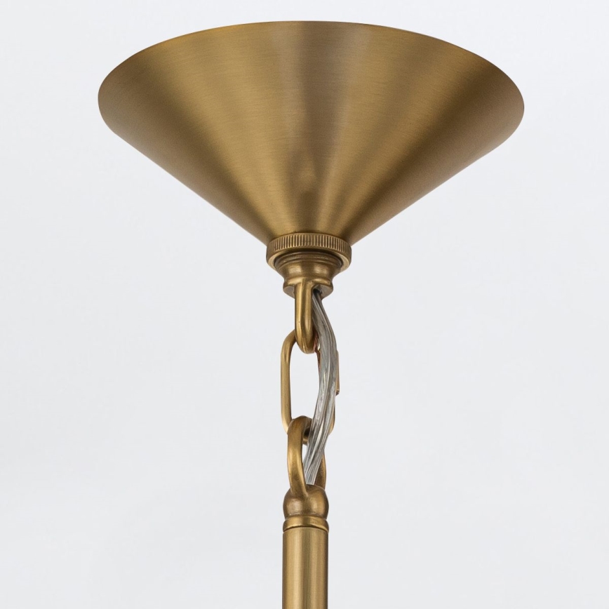 Quintiesse - Lustre de haste SAUCER M 1xE27/40W/230V, Ø 36,6 cm, dourado