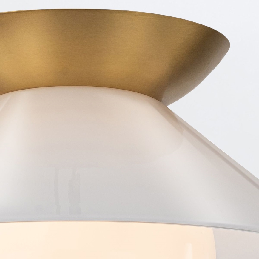 Quintiesse - Luminária de teto SAUCER 1xE27/40W/230V Ø 36,6 cm dourada