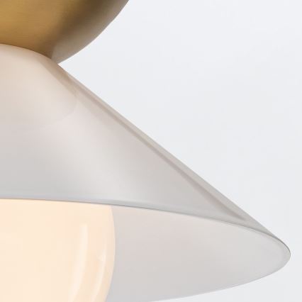 Quintiesse - Luminária de teto SAUCER 1xE27/40W/230V Ø 36,6 cm dourada