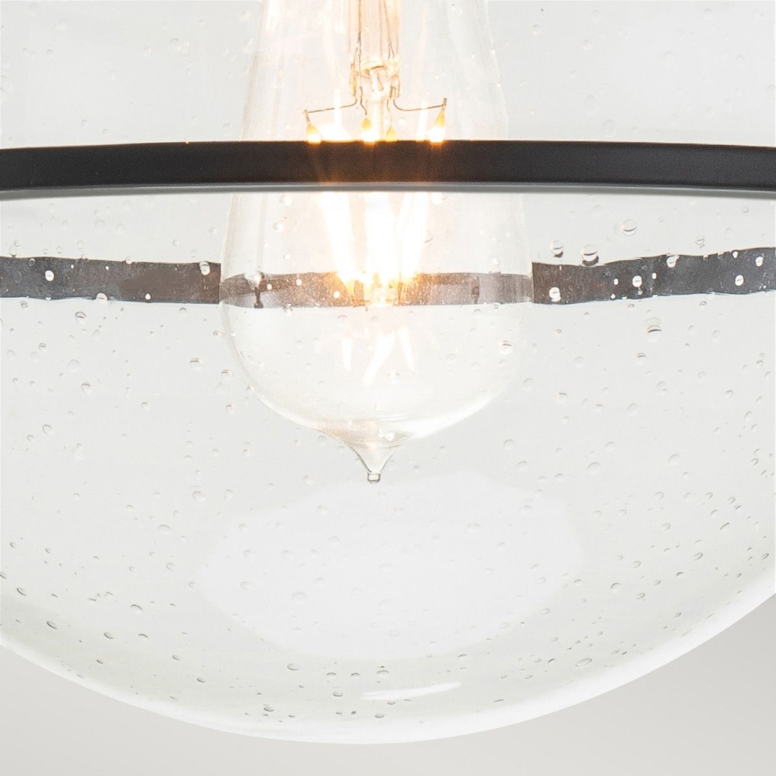 Quintiesse - Plafon SOMERSET 1xE27/60W/230V Ø 28,2 cm preto