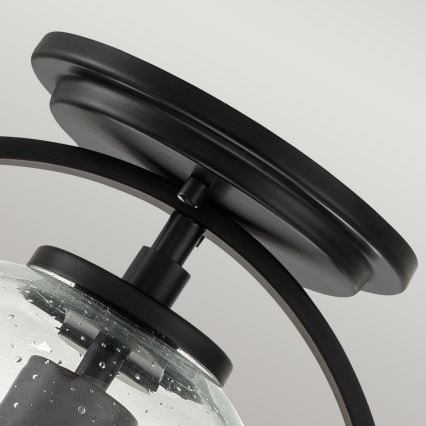 Quintiesse - Plafon SOMERSET 1xE27/60W/230V Ø 28,2 cm preto