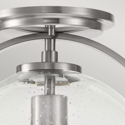 Quintiesse - Candeeiro de teto SOMERSET 1xE27/60W/230V, diâmetro 28,2 cm, acabamento cromado fosco