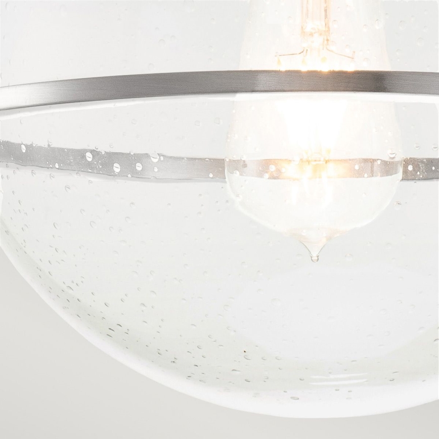 Quintiesse - Candeeiro de teto SOMERSET 1xE27/60W/230V, diâmetro 28,2 cm, acabamento cromado fosco