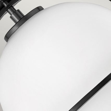 Quintiesse - Candeeiro de tecto SOMERSET 1xE27/60W/230V Ø 28,2 cm preto