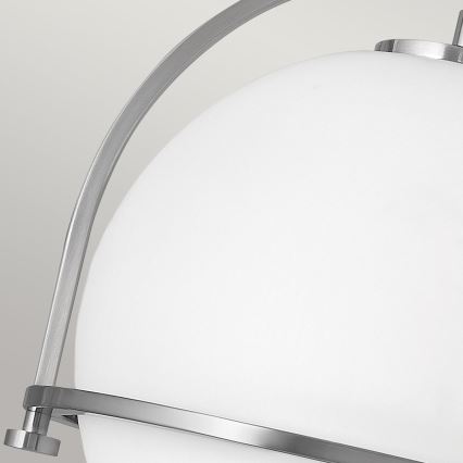 Quintiesse - Candeeiro de teto SOMERSET 1xE27/60W/230V Ø 28,2 cm cromado mate
