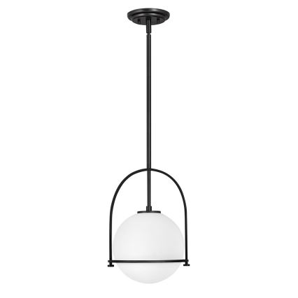 Quintiesse - Lustre de haste SOMERSET 1xE27/60W/230V Ø 28,9 cm, preto