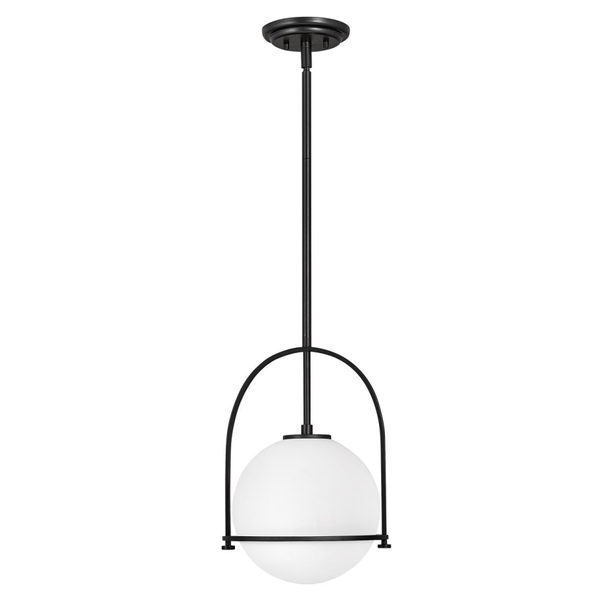 Quintiesse - Lustre de haste SOMERSET 1xE27/60W/230V Ø 28,9 cm, preto