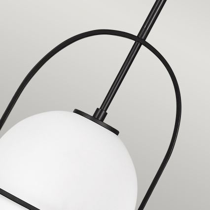 Quintiesse - Lustre de haste SOMERSET 1xE27/60W/230V Ø 28,9 cm, preto