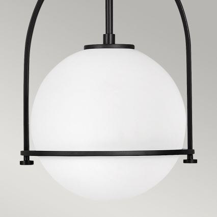 Quintiesse - Lustre de haste SOMERSET 1xE27/60W/230V Ø 28,9 cm, preto