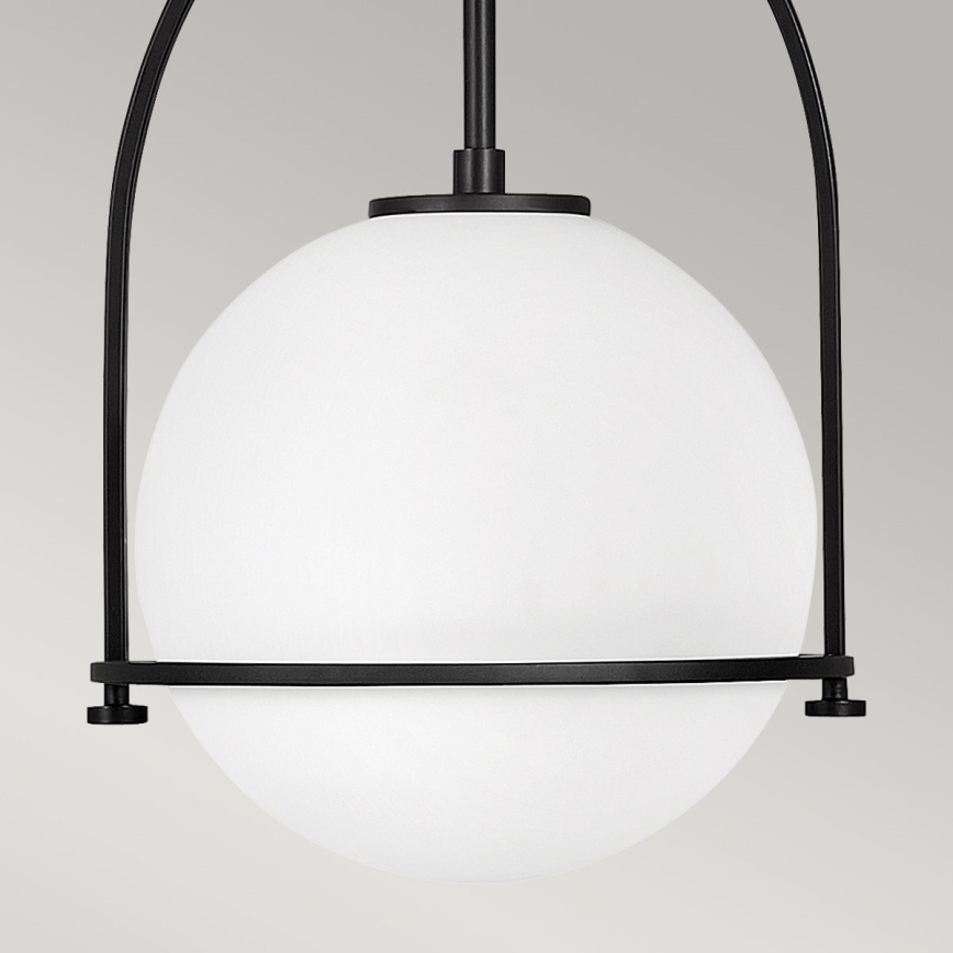 Quintiesse - Lustre de haste SOMERSET 1xE27/60W/230V Ø 28,9 cm, preto