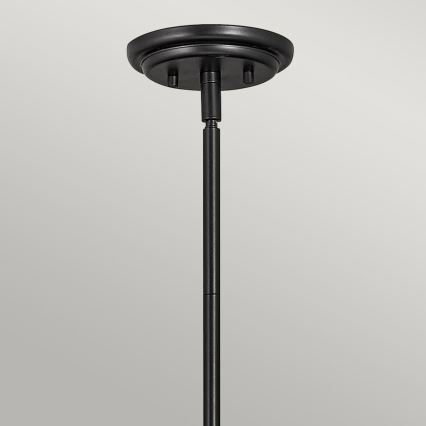 Quintiesse - Lustre de haste SOMERSET 1xE27/60W/230V Ø 28,9 cm, preto