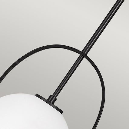 Quintiesse - Lustre de haste SOMERSET 1xE27/60W/230V Ø 28,9 cm, preto