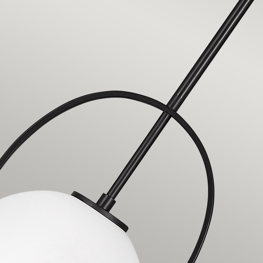 Quintiesse - Lustre de haste SOMERSET 1xE27/60W/230V Ø 28,9 cm, preto