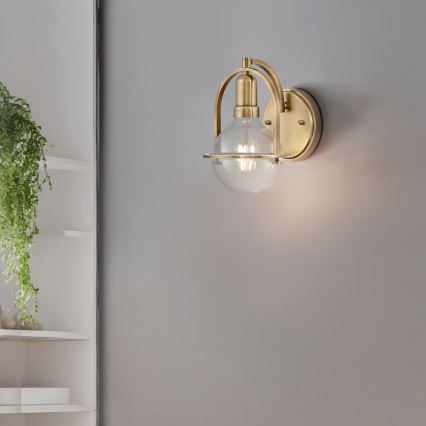 Quintiesse - Candeeiro de parede SOMERSET 1xE27/60W/230V dourado