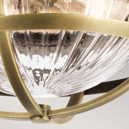 Quintiesse - Candeeiro de teto TOLLIS 2xE27/40W/230V Ø 30,5 cm dourado