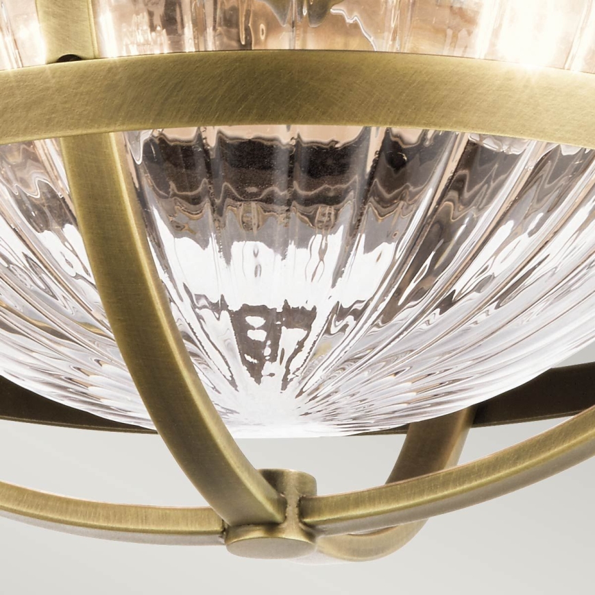 Quintiesse - Candeeiro de teto TOLLIS 2xE27/40W/230V Ø 30,5 cm dourado