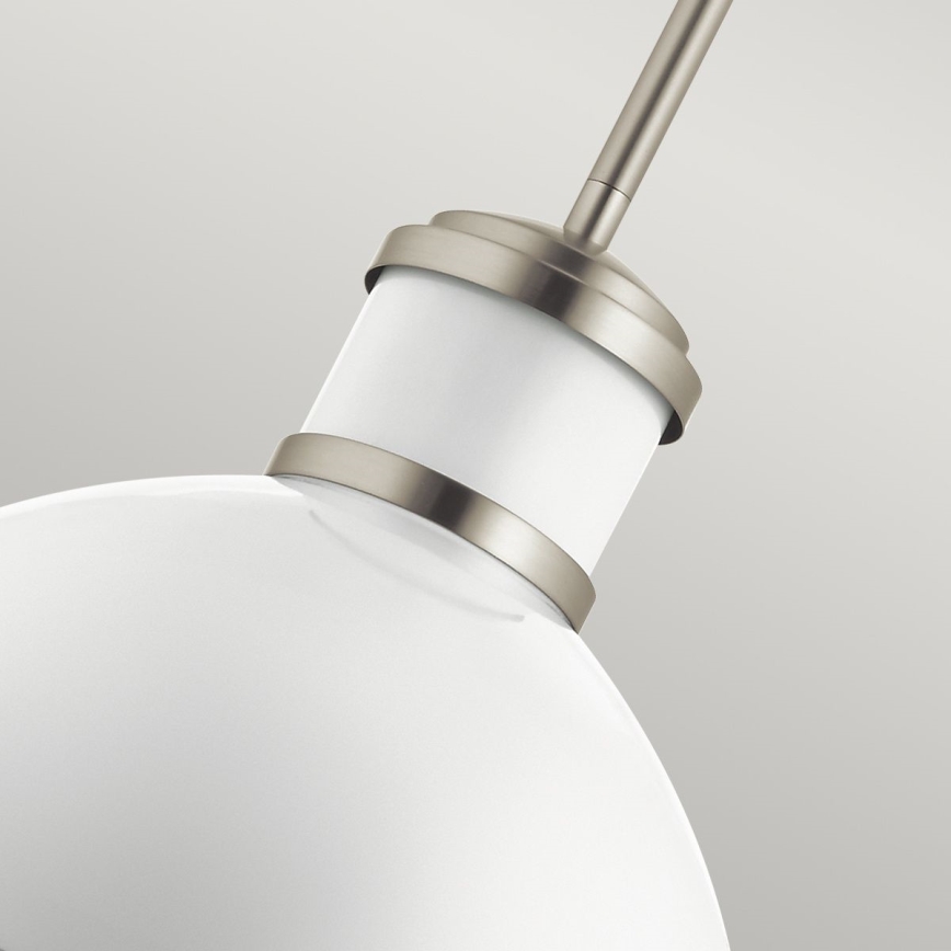 Quintiesse - Lustre em haste TOLLIS 1xE27/40W/230V diâmetro 40,8 cm cromado fosco