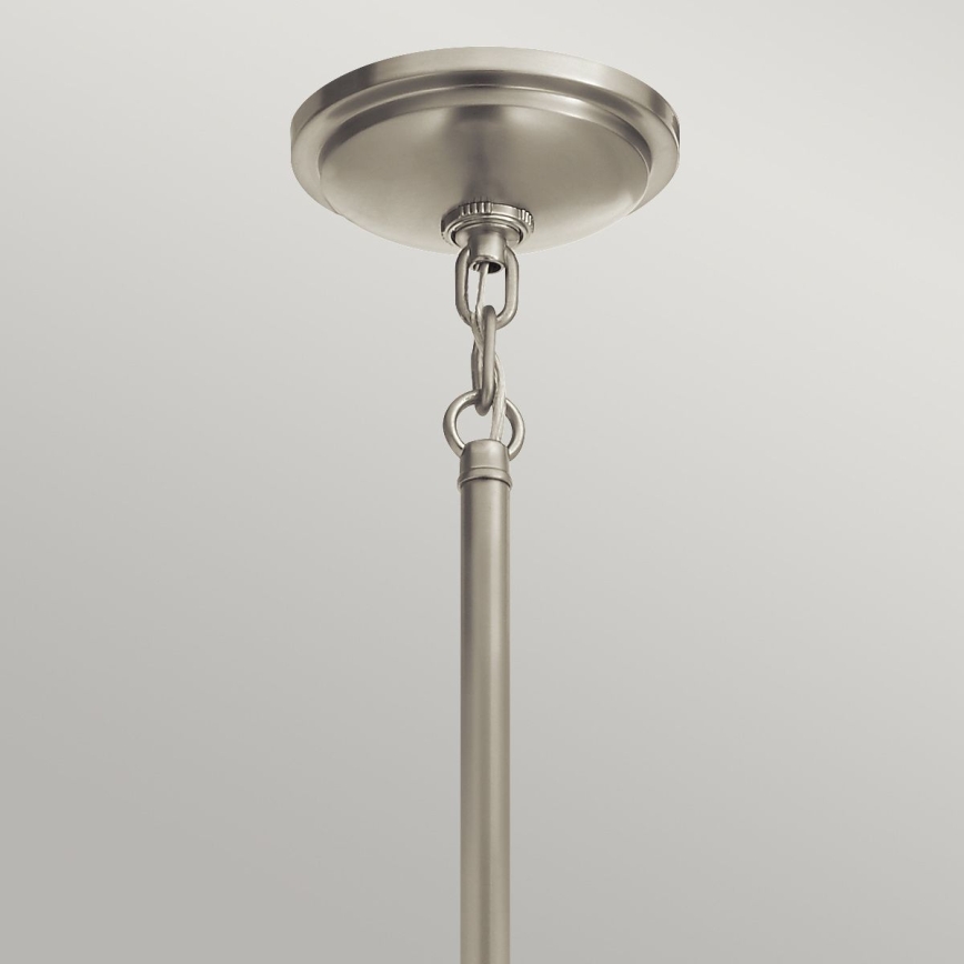 Quintiesse - Lustre em haste TOLLIS 1xE27/40W/230V diâmetro 40,8 cm cromado fosco