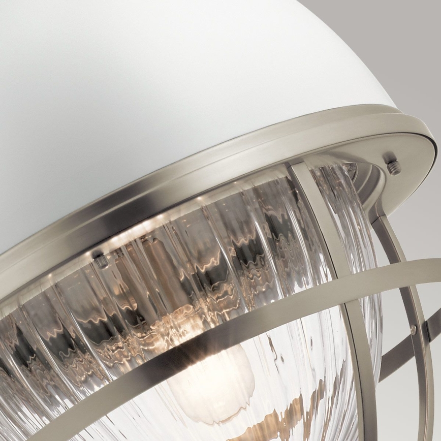 Quintiesse - Lustre em haste TOLLIS 1xE27/40W/230V diâmetro 40,8 cm cromado fosco