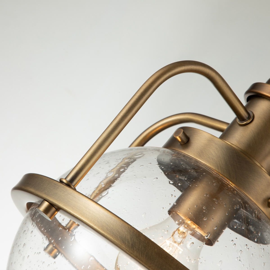 Quintiesse - Candeeiro exterior de haste TRIOCENT 1xE27/40W/230V Ø 24 cm IP44 bronze