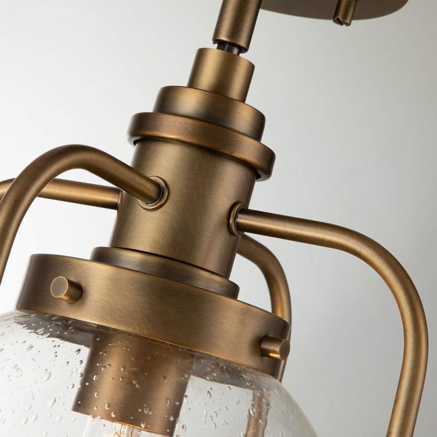 Quintiesse - Candeeiro exterior de haste TRIOCENT 1xE27/40W/230V Ø 24 cm IP44 bronze