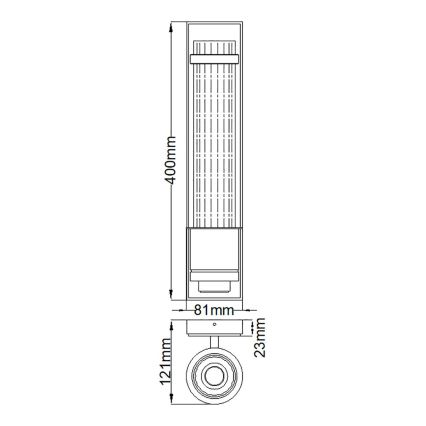 Quintiesse - Aplique de parede para casa de banho WELLINGTON 1xE27/60W/230V IP44 dourado