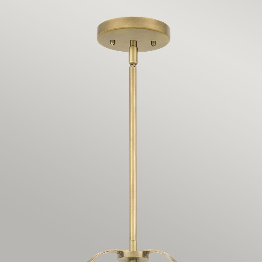 Quintiesse - Lustre de haste WIMBERLEY 3xE27/60W/230V Ø 35,6 cm dourado