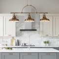 Quoizel - Candelabro suspenso EMERY 3xE27/100W/230V latão