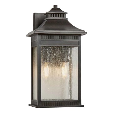 Quoizel - Iluminação de parede exterior LIVINGSTON 2xE14/40W/230V IP44
